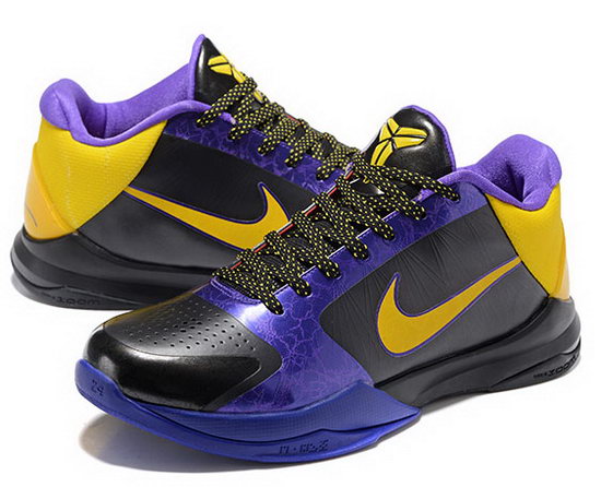 Nike Kobe 5 Black Yellow Purple